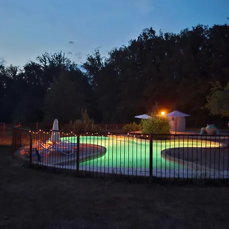 La Clairiere - Ecocamping En Vallee De La Dordogne Camping Lamothe-Fenelon