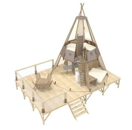 La Clairiere - Ecocamping En Vallee De La Dordogne Campingplatz *